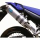 JGO. 2 Silenciosos traseros Leovince X3 Yamaha XT 660 R y X ovalados aluminio homologados