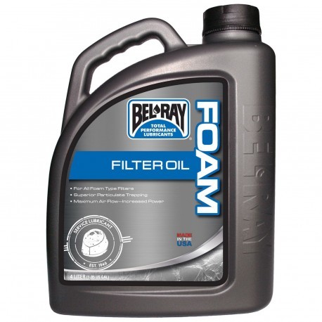 Botella 4 L Bel-Ray Foam Filter Oil