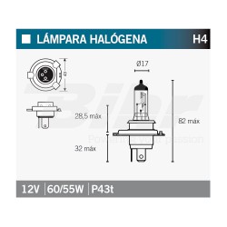 Lámpara OSRAM 64193-01-ULT H4