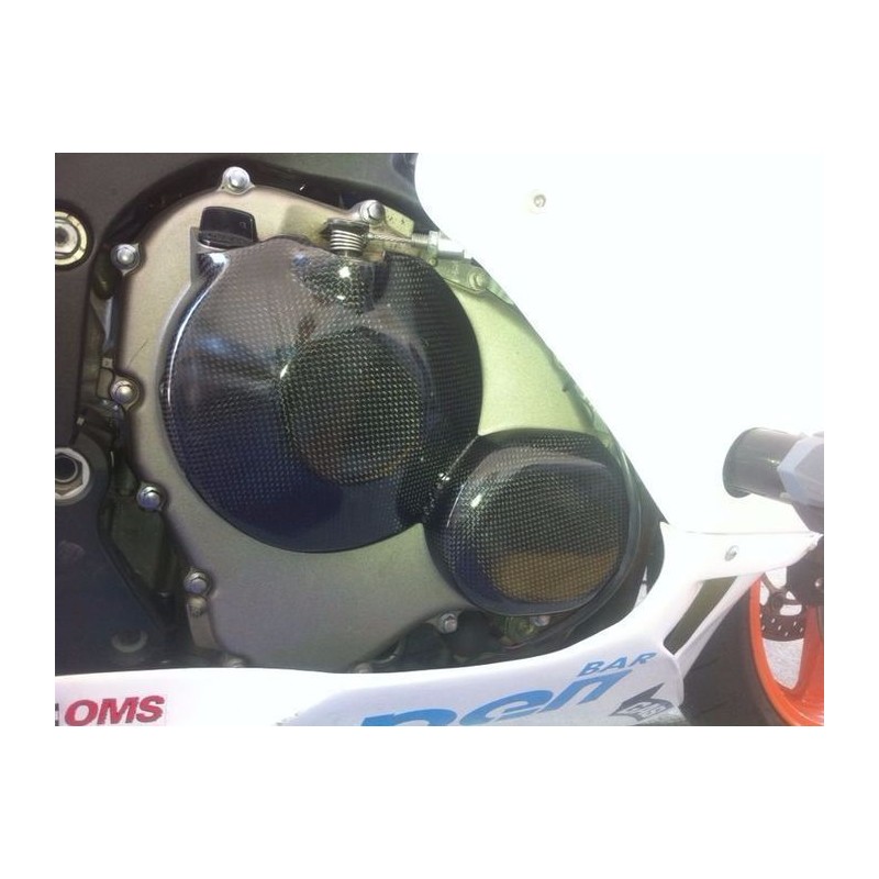 Honda cbr600rr pc37 f5 03-07 2x carbon lima tapa tapa embrague carbono motor 