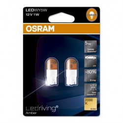 Lampara OSRAM LED Retrofit 12V W5W 2000k Ambar