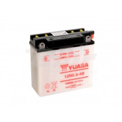 Batería Yuasa 12N5.5-4B Dry charged (sin electrolito)