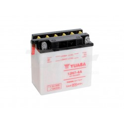 Batería Yuasa 12N7-4A Dry charged (sin electrolito)