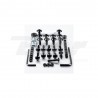 Kit tornillos de carenado Pro-Bolt Aluminio negro CBR600RR 03-06 FHO098BK