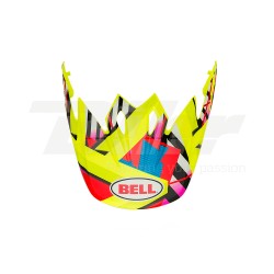 VISERA BELL MX-9 MIPS EQUIPPED TAGGER DOUBLE TROUBLE AMARILLO HI-VIZ
