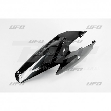 Guardabarros trasero con paneles laterales traseros UFO KTM negro KT03080-001
