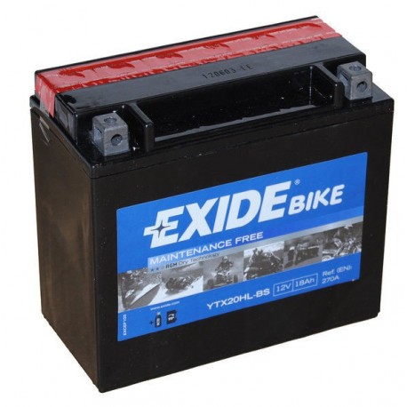 Bateria Exide Ytx20hl-bs sellada sin mantenimiento